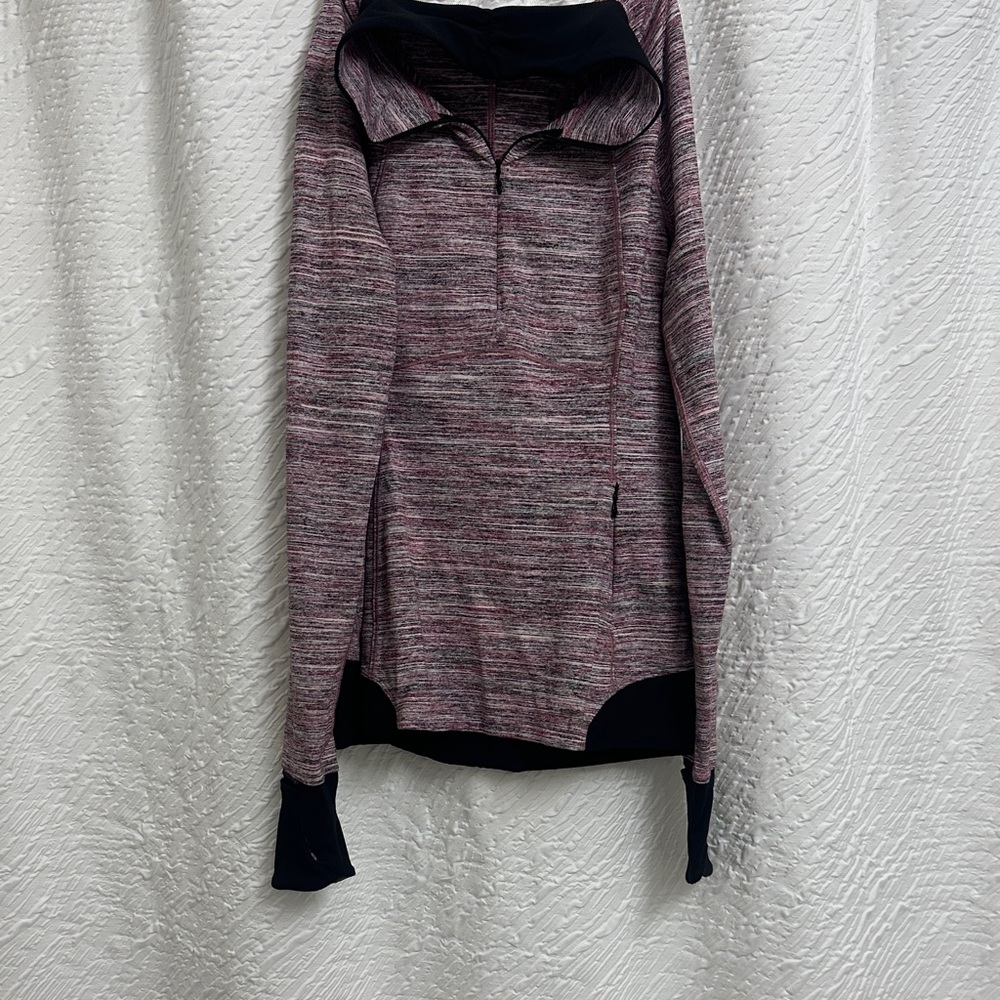 Lululemon Athletica Pink and Black Sweatshirt